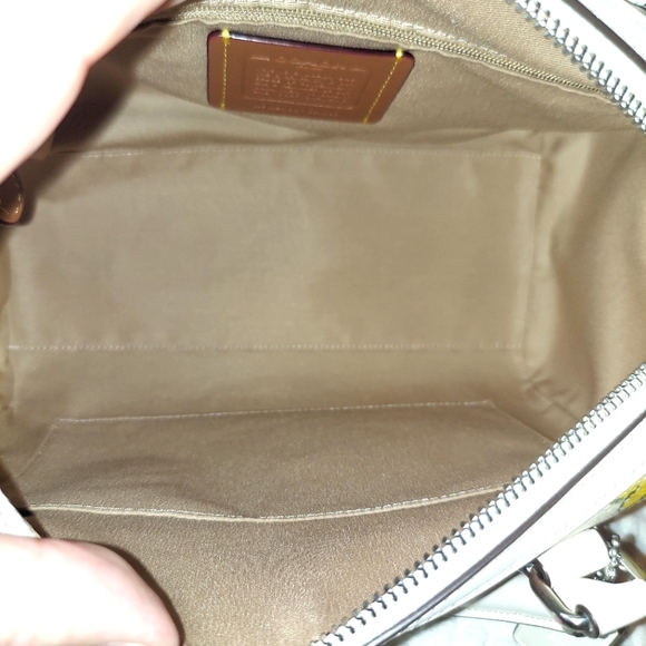 Coach NWT Rowan Satchel Crossbody w/ Butterfly Print & New Butterfly Mirror - Picture 11 of 15